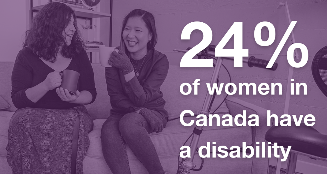 women in Canada have a disability
